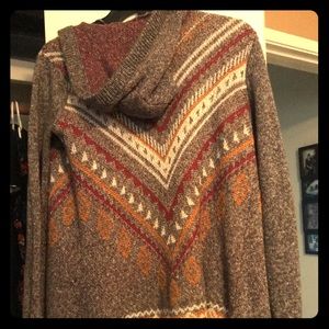 Beautiful hooded fall sweater